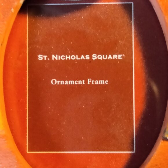 St Nicholas Square Holiday Frame Ornaments  Reindeer Snowman Santa Lot 3 - Picture 13 of 13